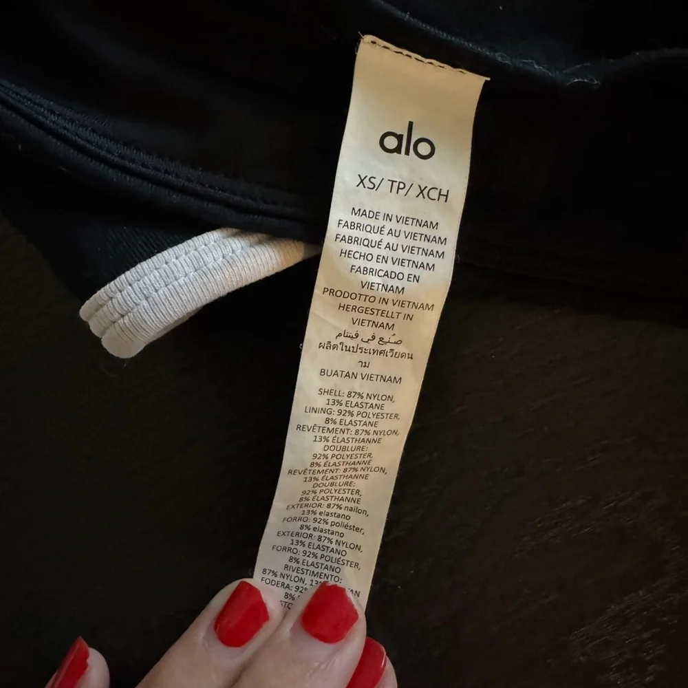 Alo Yoga Streamline Bra Tank & Tennis Skort Matching Set